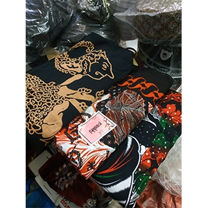 Jarik Sewek Sarung Katun Rayon Dingin Motif Batik Wayang Bunga Abstrak