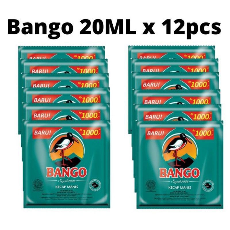

Kecap Manis Bango 1Renteng=12pcs