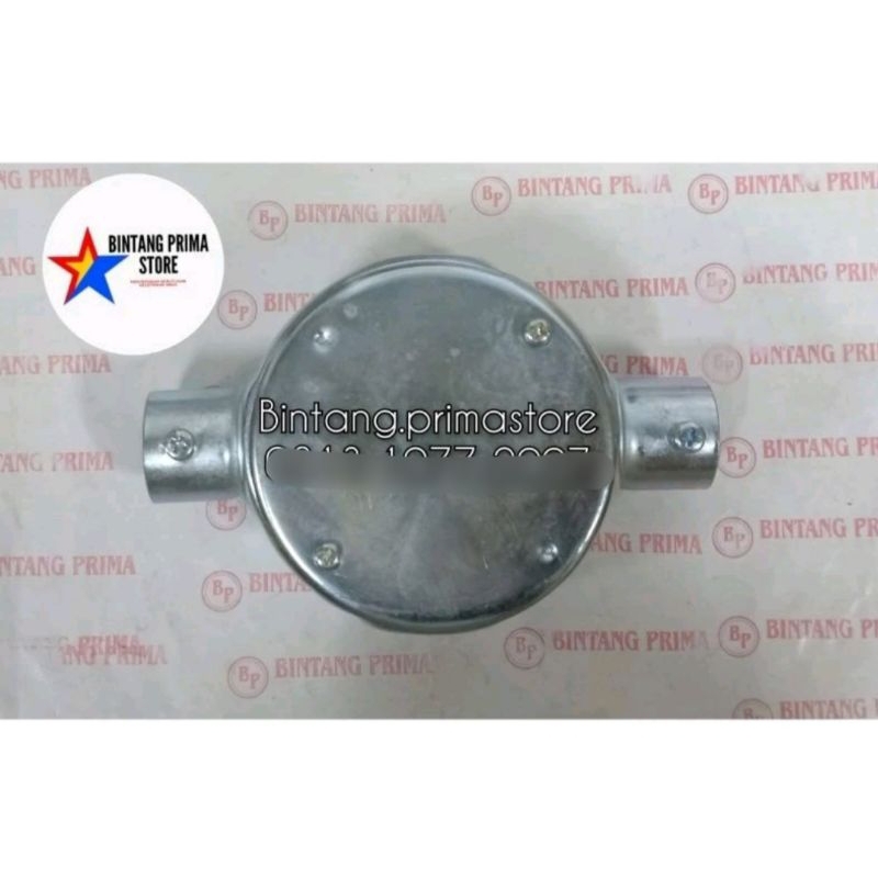 T Dus Besi Galvanis Cabang 2 T Dus 2 Way Besi Galvanis E25