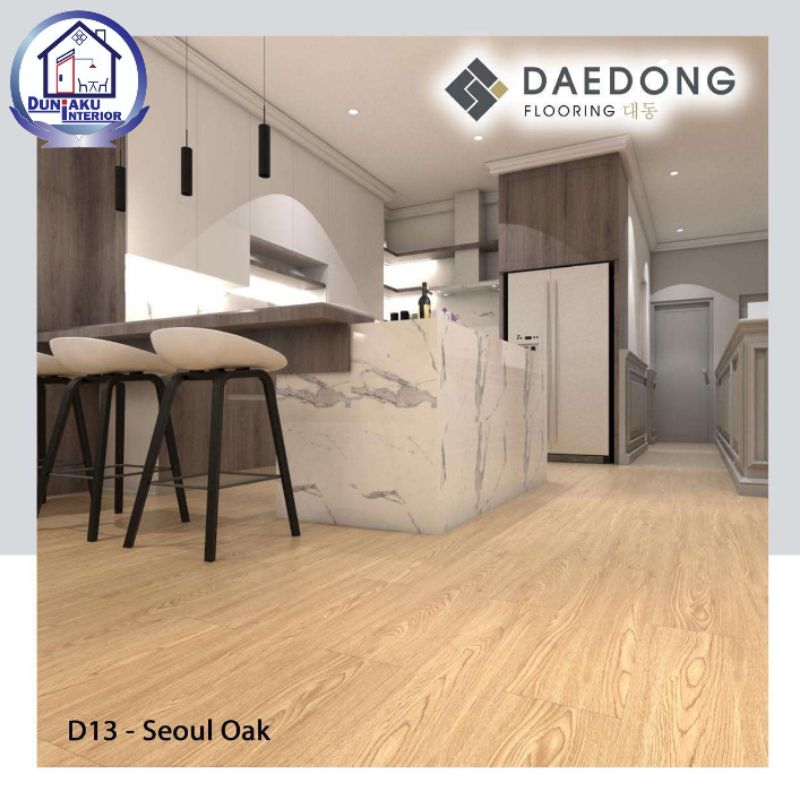 vinyl sticker lantai kayu Daedong D13 per box