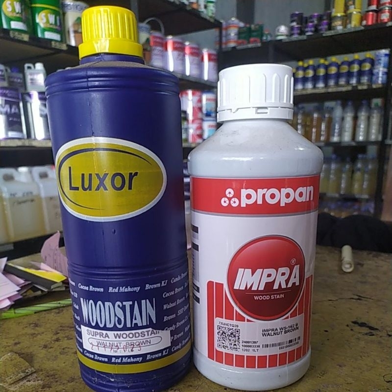 wood Stain Walnut Luxor Impra 1 Liter