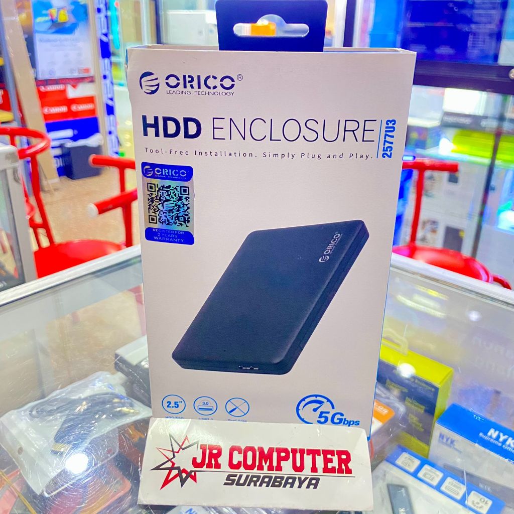CASING ORICO HDD EXT BLACK |2577U3