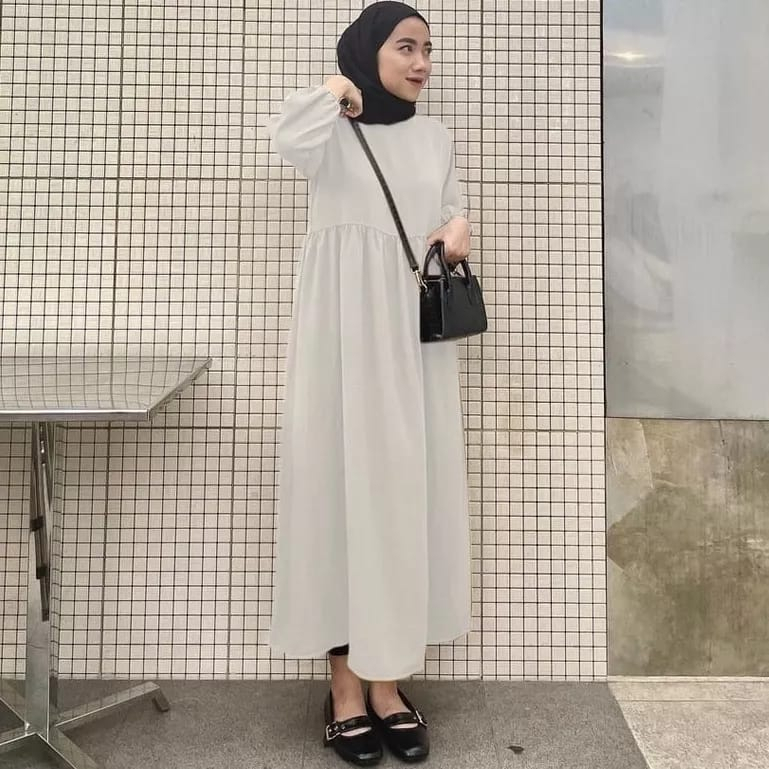 Gamis putih terbaru gamis fashion muslim wanita