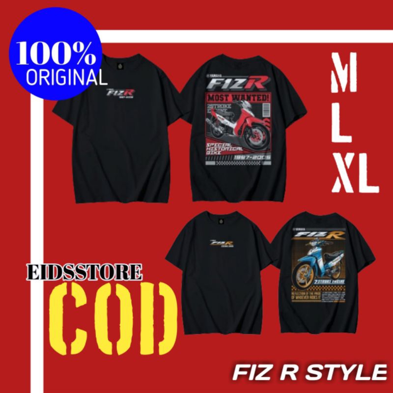 Kaos motor FIZ-R kaos distro PAKAIAN PRIA