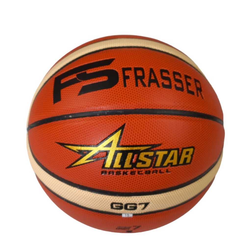 Frasser Bola Basket Original Size 7 Indoor Dan Outdoor Bahan PU All Star GG 7 BBS PU 02 Mitra
