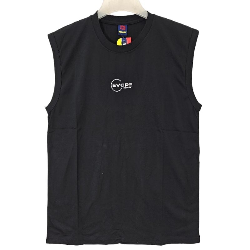 Kaos Oblong Singlet tanktop Pria gambar tulisan  basic BLAST