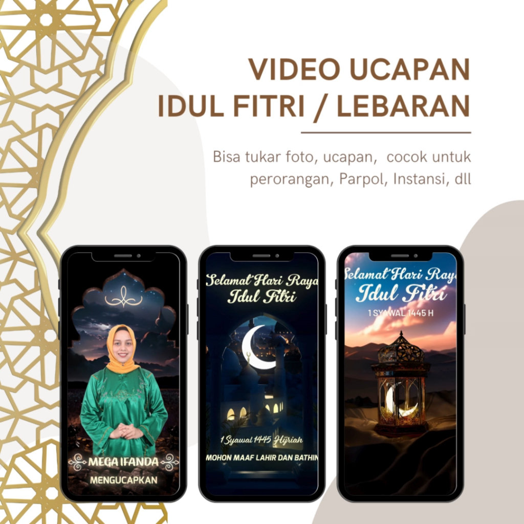 Video Ekslusif Ucapan Idul Fitri