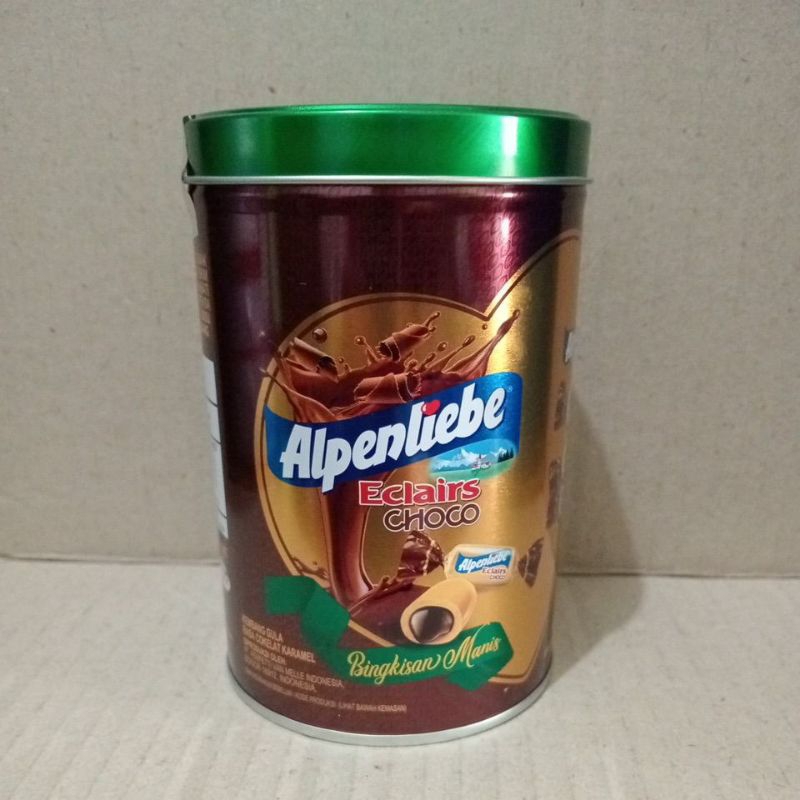 

Alpenliebe EClairs Choco Tin Isi 40Butir