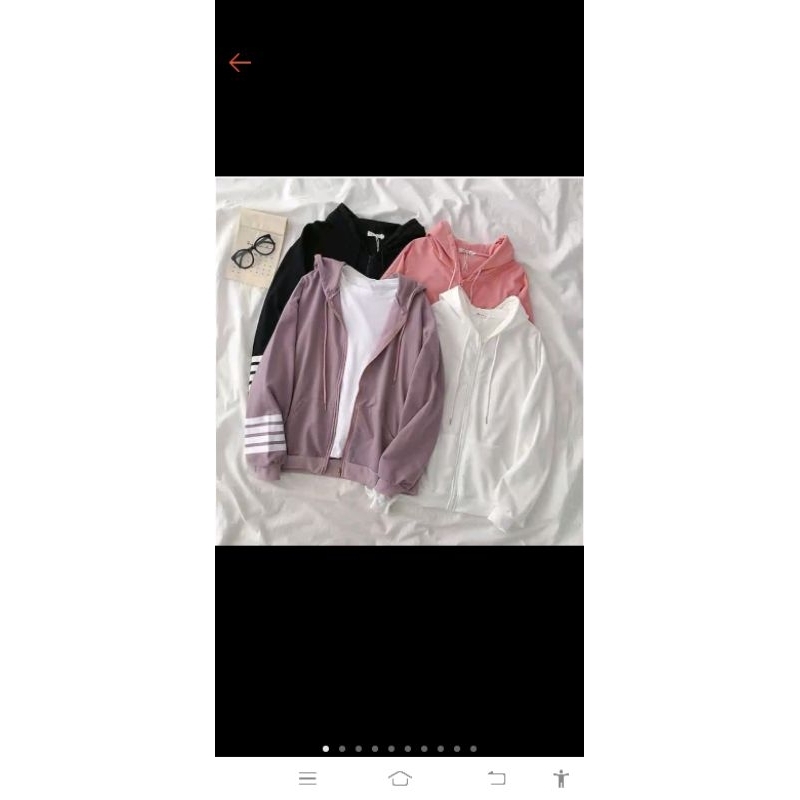 ZIPPER LINE FLEECE HOODIE JACKETBAHAN FLEECE