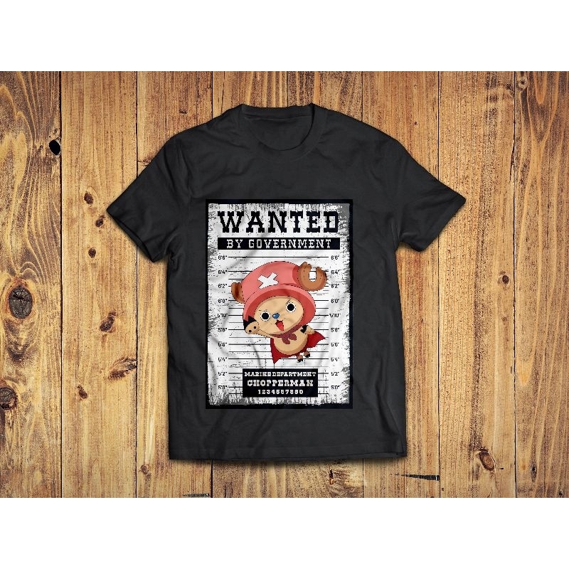 T-Shirt Wanted Poster Superman Chopper Anime One Piece