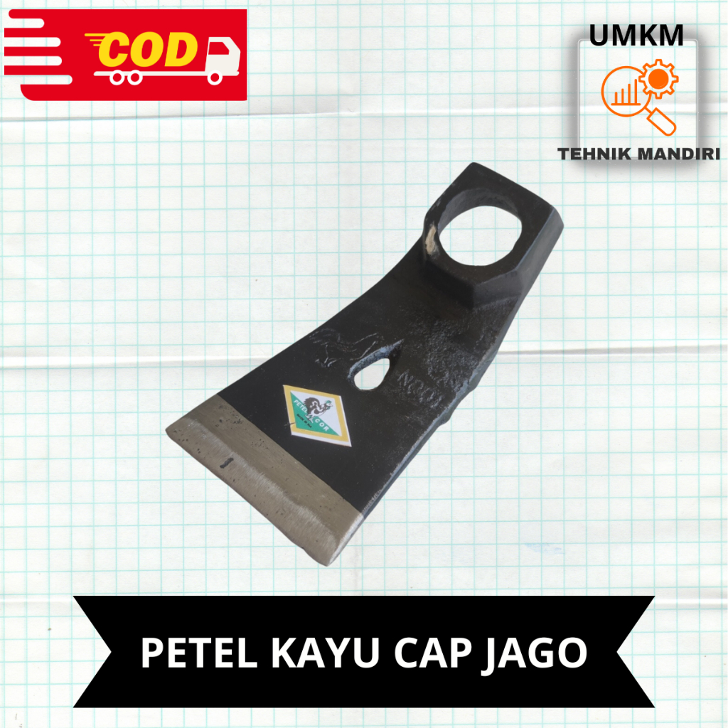 Petel Rimbas Kayu Cap Jago Bahan Baja Pacul Kayu Belum Termasuk Gagang