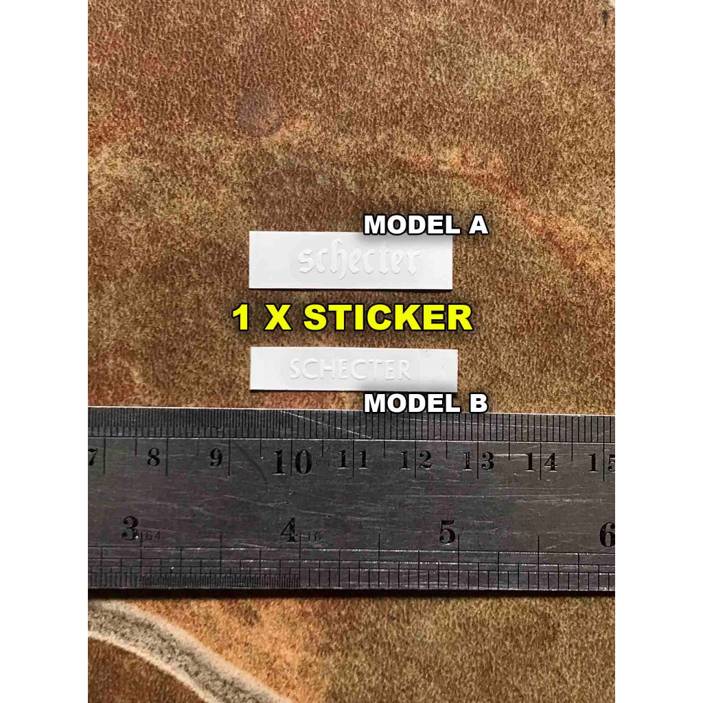 Sticker Pickup Tulisan Schecter For Gitar Elektrik Humbucker Single Soapbar Pickups Guitars Or Bass 