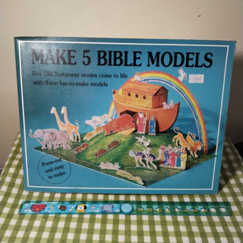 Buku anak MAKE 5 BIBLE MODELS Five Old Testament Stories Come To Life with These Fun-to-Make Models