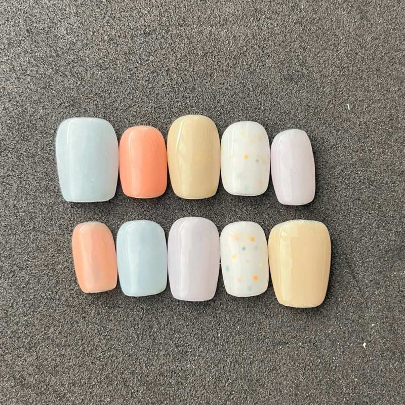Pastel Press On Nails