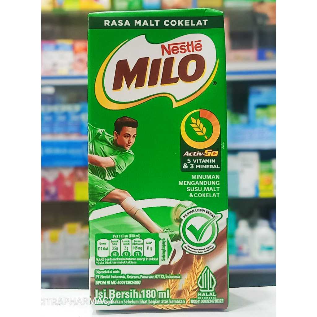 

Susu Milo 180ML - Susu UHT Rasa Coklat