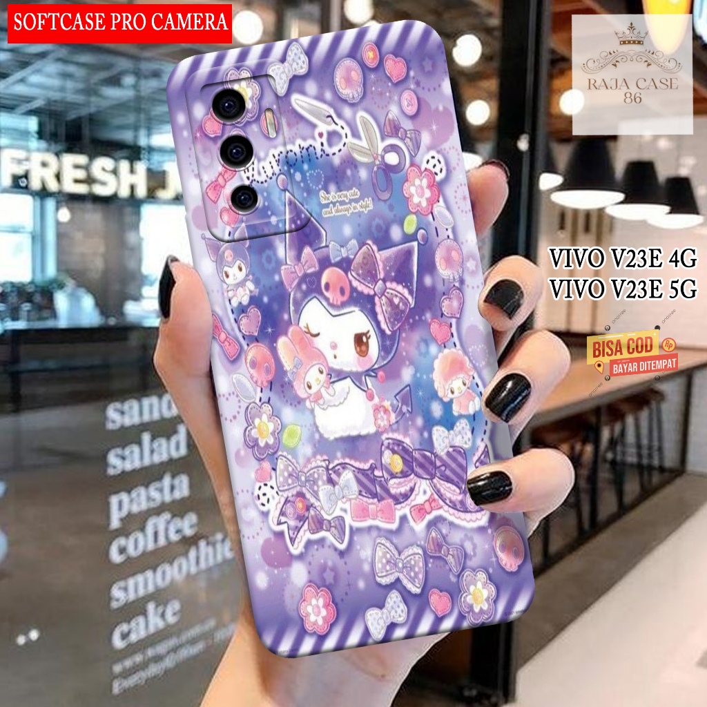 Case Vivo V23e 4G / Vivo V23e 5G Terbaru - Rajacase - casing Hp Vivo V23e - Motif Softcase Cartoon -
