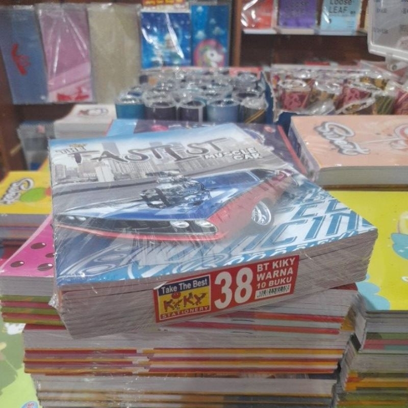 

Buku Tulis KIKY 38 Lembar (10 Buku)