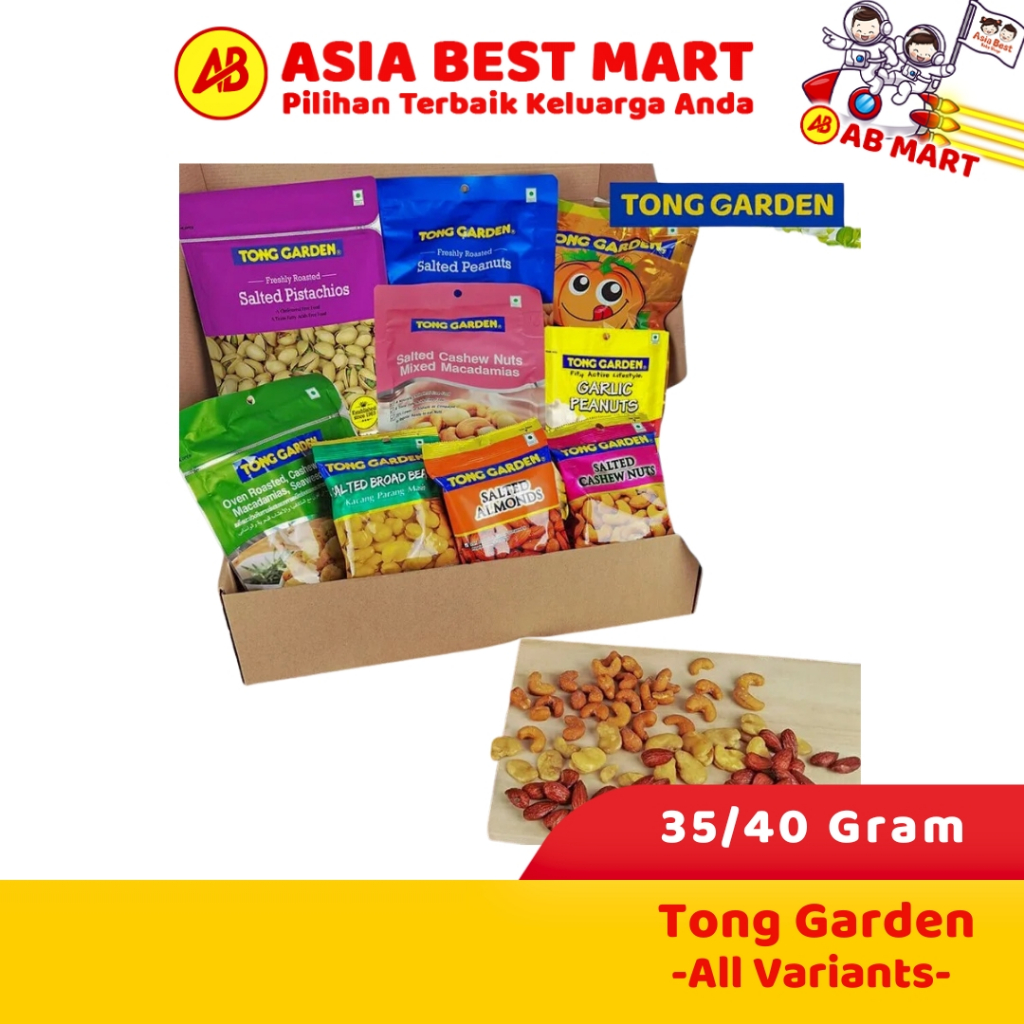 

Tong Garden 35Gr - 40Gr - 42Gr / Kacang Premium / Snack Import