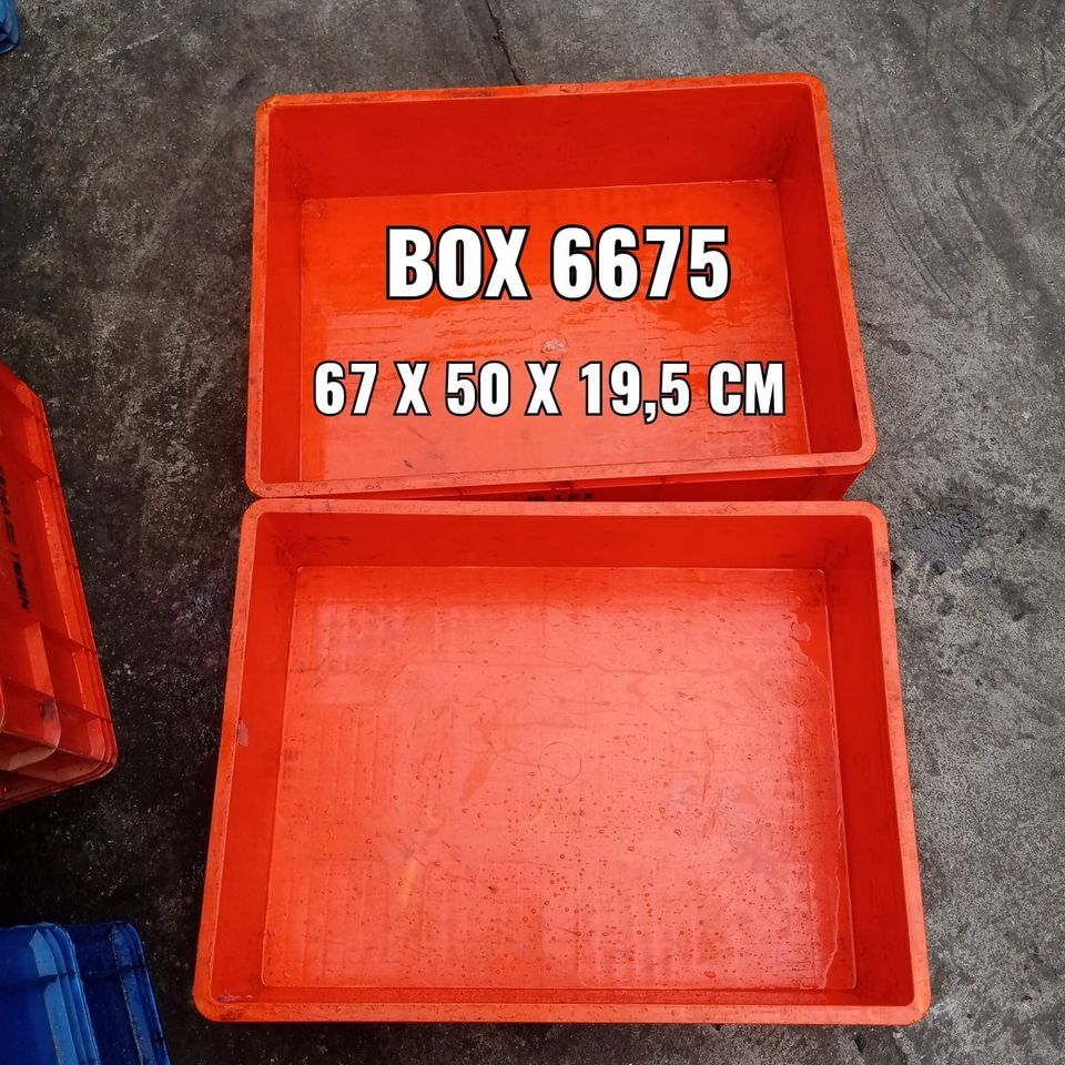Box rapat plastik container plastik Bak container plastik bekas 6675