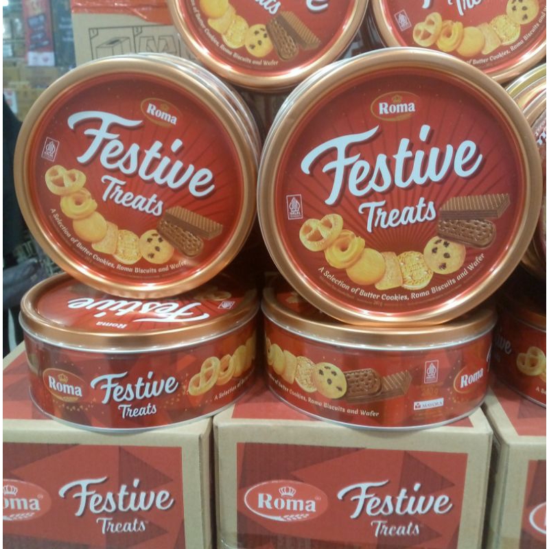 biskuit Roma Festive Treats 240g