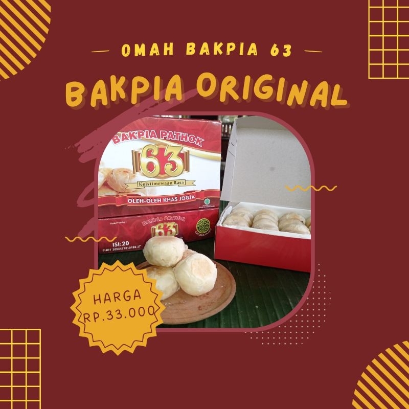 

Bakpia Pathok 63 - Bakpia Basah rasa Kacang Hijau Original [isi 20]