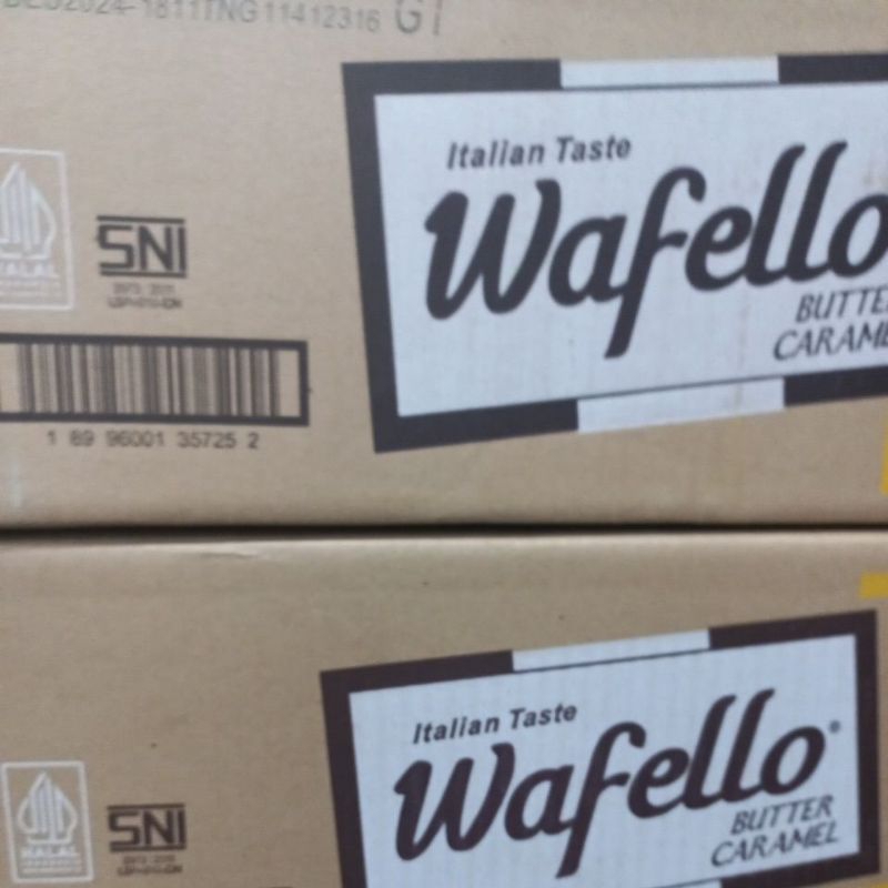 

WAFELLO WAFER CARAMEL 228GRx6KALENG