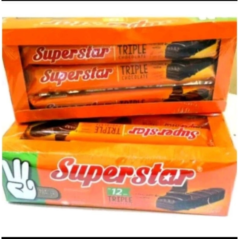 

wafer superstar 1 pack isi 12 pcs