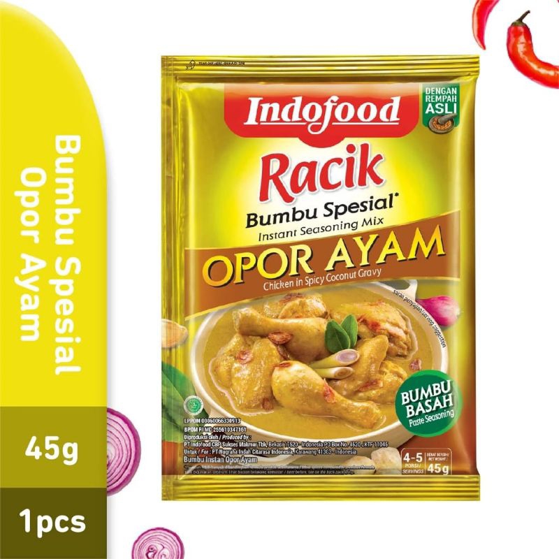 

Indofood Racik Bumbu Spesial Opor Ayam | Bumbu Dapur Instan