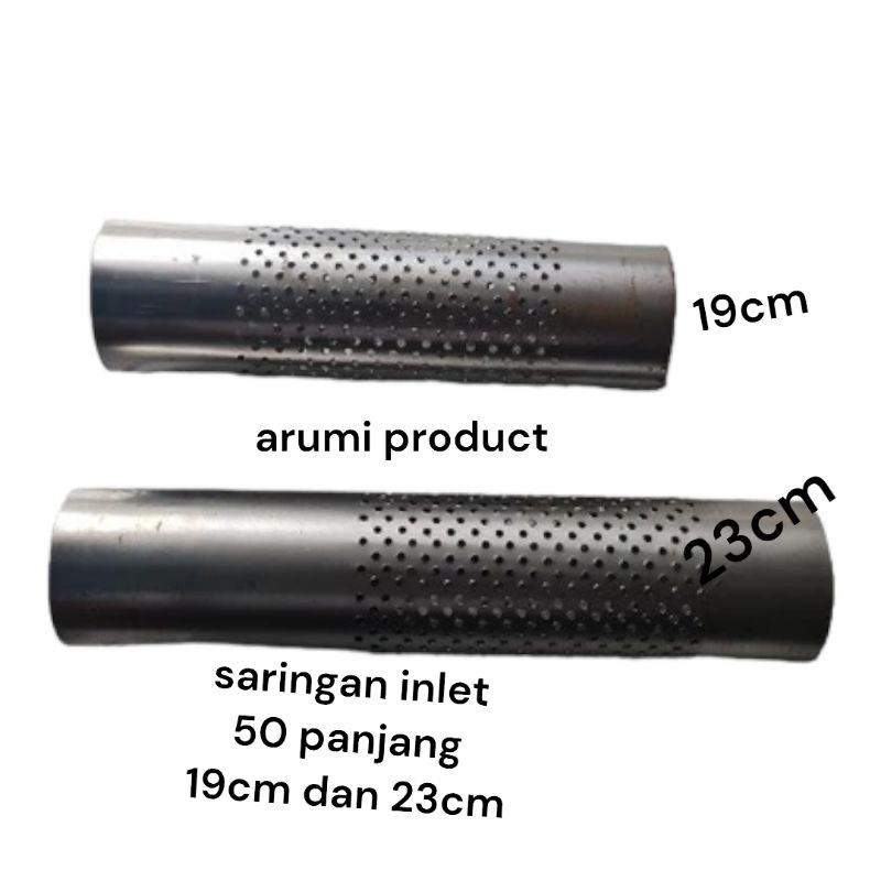 saringan knalpot pendek inlet 50ml jrm dos sc project