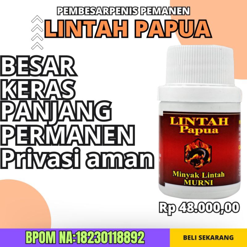 MINYAK LINTAH MERAH  PAPUA ASLI OBAT KUAT TAHAN LAMA PEMBESAR MR P CREAM OLES PRIA DEWASA AMPUH ALAM