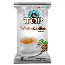 

Top White Coffe Instant Pack Isi 10 sachet Kemasan 210 gram