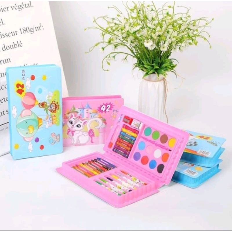 

CRAYON MEWARNAI 42PCS / CRAYON LUKIS ANAK 42PCS / SET PENSIL WARNA ANAK