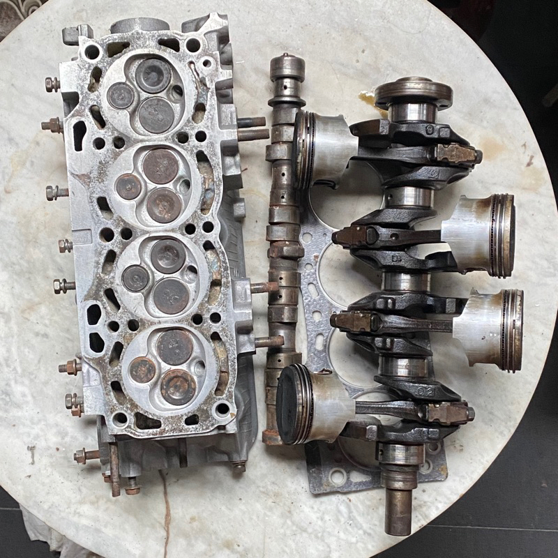 CYLINDER HEAD/KOP/DEKSEL NOKEN AS BANDUL SEHER PISTON STARLET KOTAK/KAPSUL