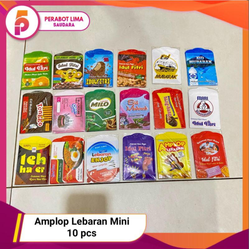 

Amplop Lebaran Mini per 10 pcs/ Amplop Lebaran Kartun