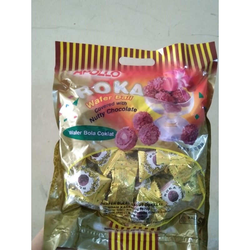 

Apollo Roka Wafer Ball Covered with Nutty Chocolate 300 Gram