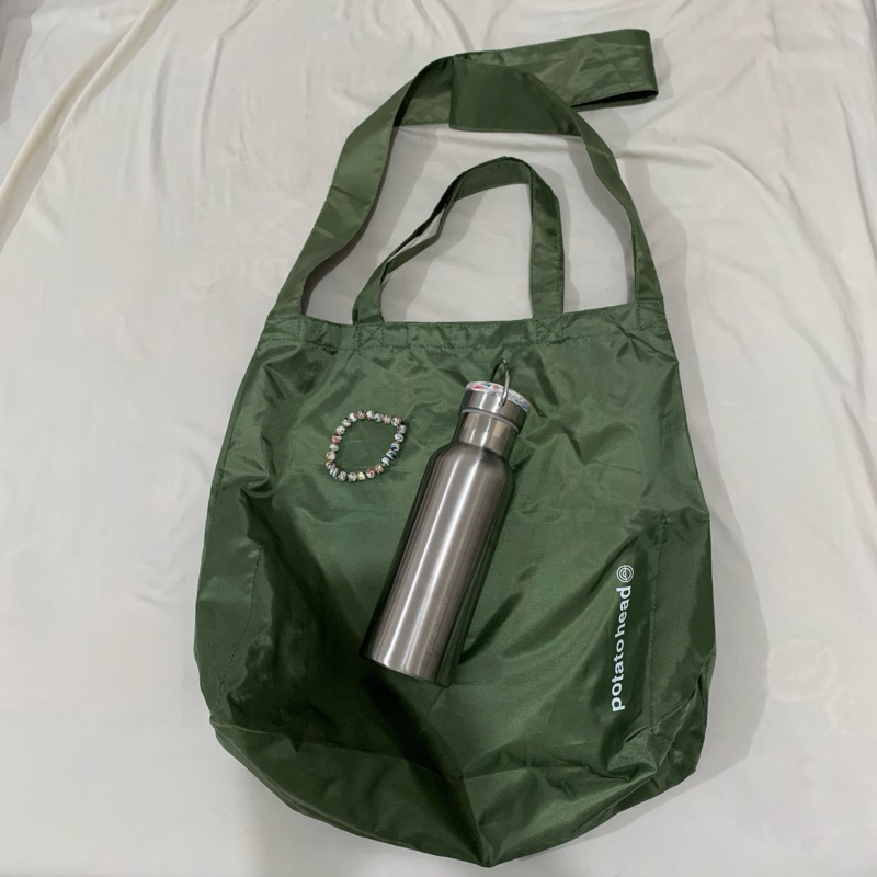 Desa Potato Head Tote Bag Tumbler Beads Bracelet Botol Minum Gelang