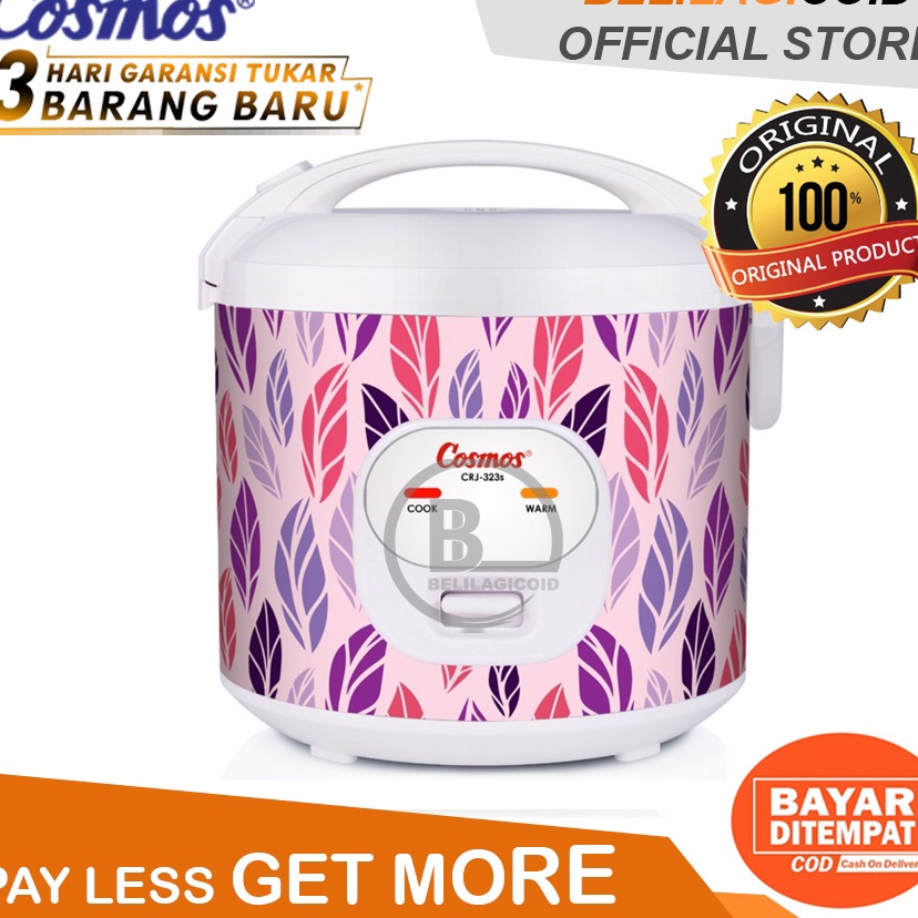 Ayy Cosmos Rice Cooker CRJ 323 S  Megicom Cosmos CRJ323S  Magic Com Cosmos ORIGINAL CRJ323S