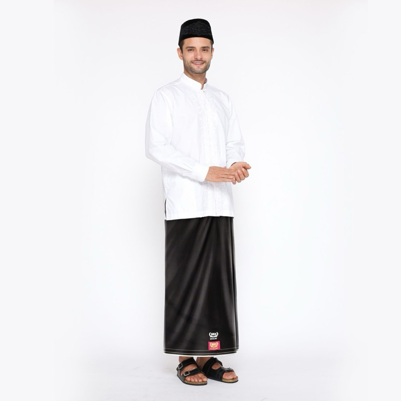 Sarung BHS Excellent Gold Motif E57 JMA Hitam 02