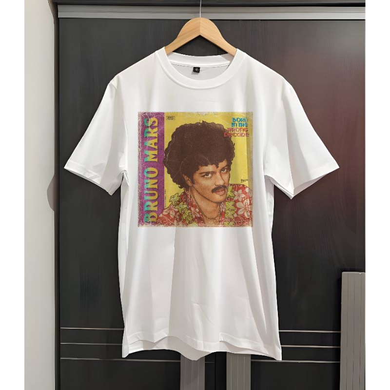 KAOS VINTAGE BRUNO MARS  POP ART VINTAGE