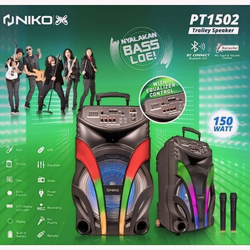 SPEAKER TROLLEY NIKO PT1502