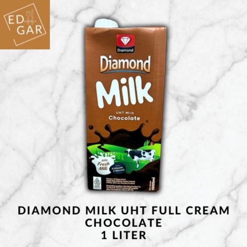 

Diamond susu uht full cream (chocolate) 1 liter