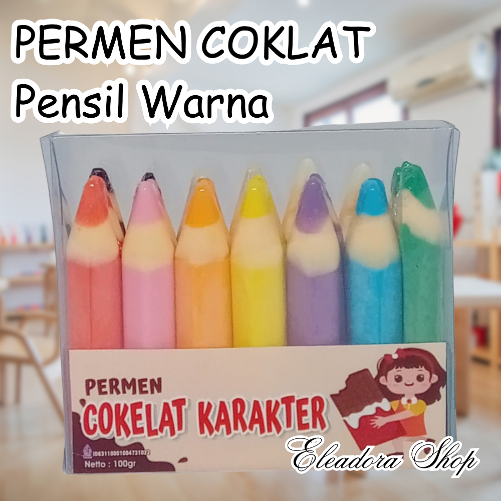 

Permen Coklat Karakter Pensil Warna - Kemasan Mini Pack Isi 20 Pcs