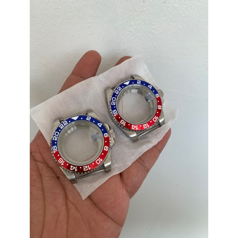 40mm case jam tangan NH35 7s26 Solid stenlistell pepsi