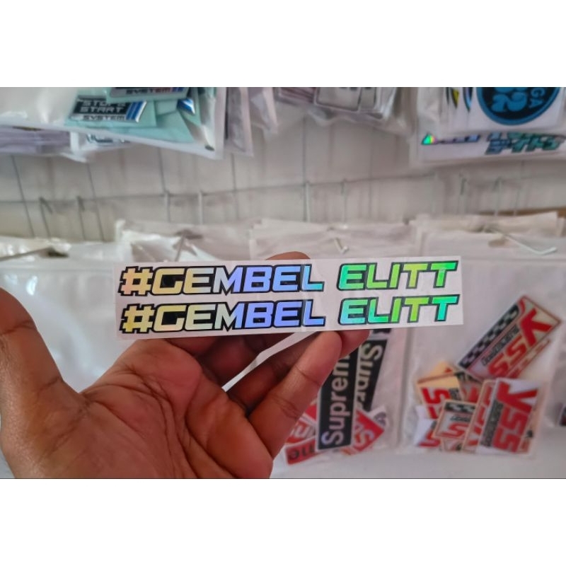 Stiker cutting GEMBEL ELIT