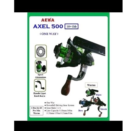 Reel Spinning AEWA AXEL 500 10+1 BB one way