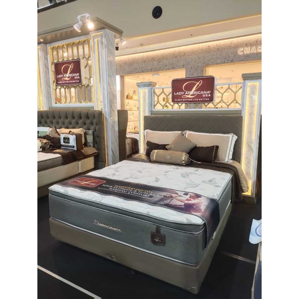 KASUR SPRINGBED RENAISSANCE 160 LADY AMERICANA FULLSET
