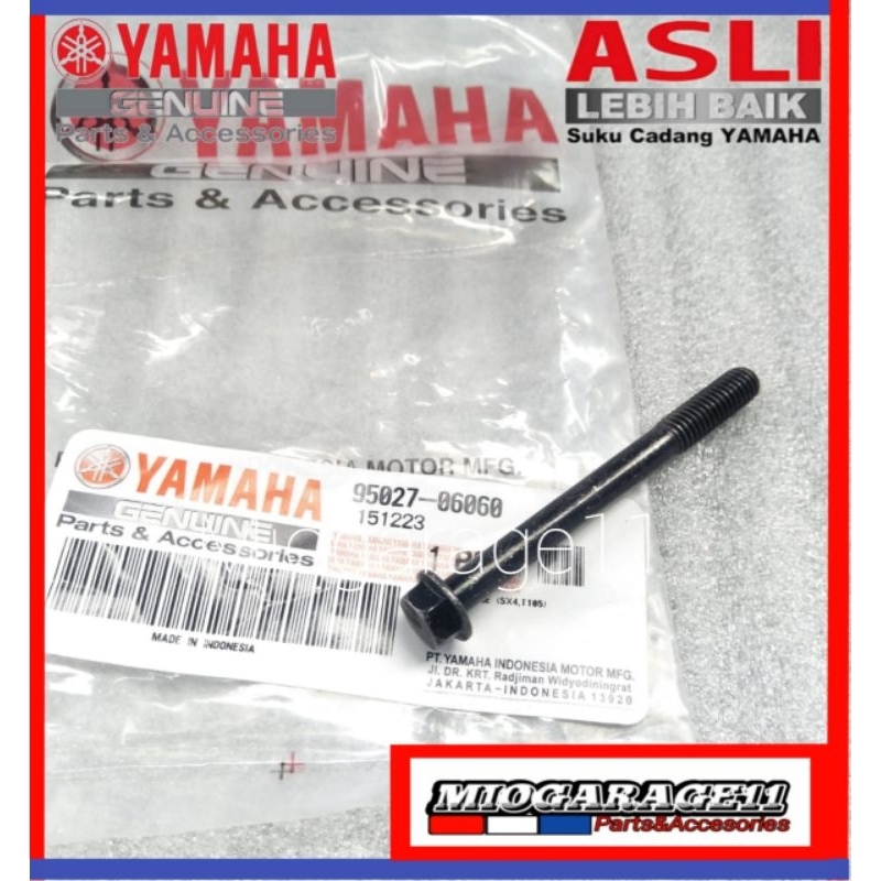 Bolt/Baut Bax Bak Cvt Tengah Yamaha Mio Sporty/Mio Smile/Mio Soul/Fino Karbu Original Asli Yamaha 95