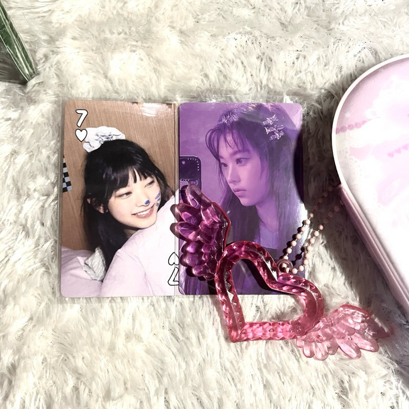 ᰔ wts photocard pair haerin cemong sg23