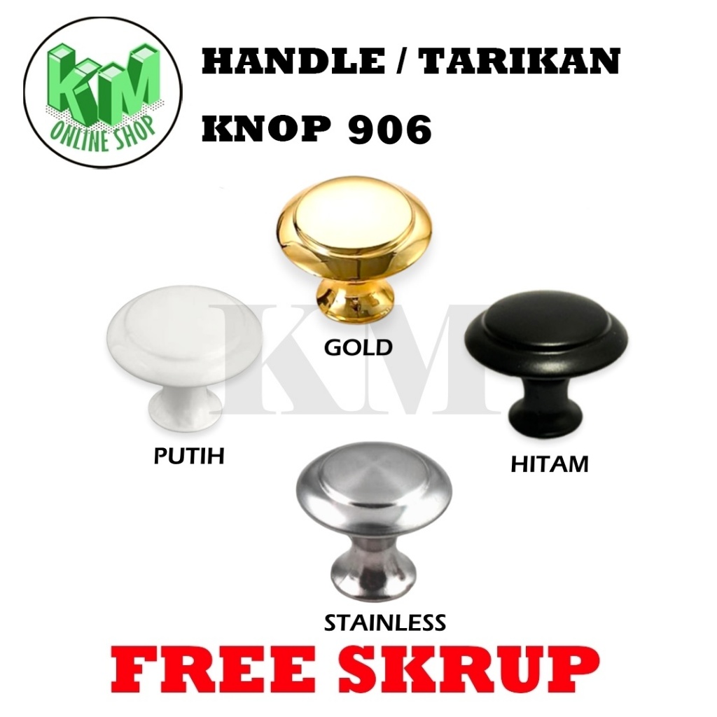 Knop knob tarikan laci handel laci bulat Stainless Babet Murah Peganga