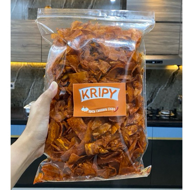 

KRIPY Kripset / Keripik Pedas 500gr Pedas, Gurih, Renyah